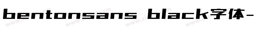 bentonsans black字体字体转换
